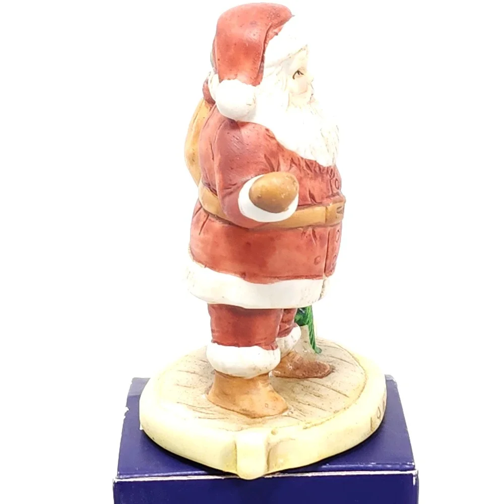 Santa Through The Years‎ 1940 Jolly Old ST. Nick Christmas Porcelain 1990 Vtg